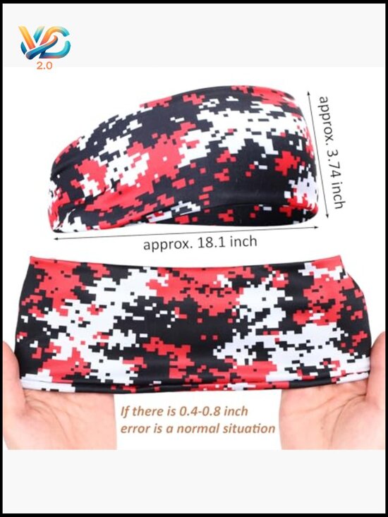 Sports Headbands Unisex Sweatband Moisture Wicking Non Slip Running Hiking Yoga main image 5